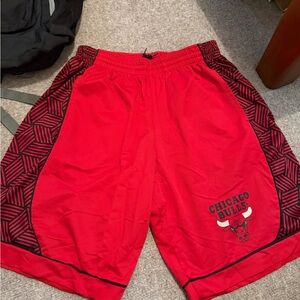 NBA Chicago Bulls Red Shorts